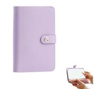 100 buste a libro per le sfide di risparmio, raccoglitore per contanti e budget, formato A5, per raccogliere soldi, documenti, biglietti, modo semplice e divertente per risparmiare $5.050 (1, viola)