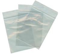100 buste a ZIP trasparenti con chiusura a pressione (20x30) bustine zip