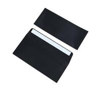 100 buste autoadesive nere in 10 misure con strisce adesive per corrispondenza professionale, buste nere esclusive