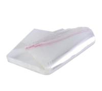 100 Buste Cellophane Trasparenti 40x46+4 cm con Striscia Adesiva per Abbigliamento, Scarpe, Accessori e Confezionamento Articoli Generici - Resistente e Pratica