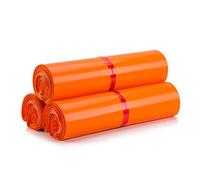 100 buste colorate per corriere espresso nuove buste autoadesive impermeabili in plastica resistente all'umidità buste postali buste postali (Color : Orange, Gift Bag Size : 38x48cm)