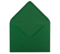 100 Buste DIN C5 Verde Scuro 220 X 154 mm 110 G/M² incollaggio Post - Buste senza finestra ideale per Natale Biglietti Inviti del suo gluexx-AGENT