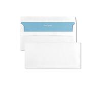100 buste lettera lunghe bianche formato americano DL 11 x 22 cm 80g buste