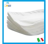 100 BUSTE MACCHINA SOTTOVUOTO 17x25 Cm GOFFRATE PER ALIMENTI BUSTE E SACCHETTI