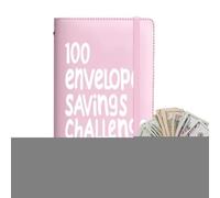 100 buste Money Saving Challenge - Budgeting Planner - 100 giorni raccoglitore buste per risparmiare 5050 dollari per il monitoraggio del budget donne uomini adulti casa scuola
