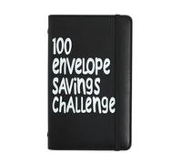 100 buste Money Saving Challenge - Libro di risparmio di denaro, | Cash Folder Organizer, Budget Tracking Tool | Home Finance Use For Income Budgeting Management Low Buy Urgency Fund Family Pl