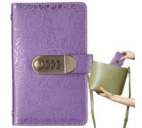 100 buste, organizer con lucchetto a combinazione, grande capacità per una gestione del denaro e una pianificazione del budget, elegante design floreale, adatto per l'inizio