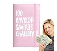 100 buste per il risparmio di denaro, per pianificare il budget | Pianificatore di bilancio per risparmiare denaro, set organizer con obiettivi per casa, scuola, bambini
