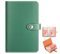 100 buste per il risparmio di denaro, raccoglitore per contanti con 50 pagine, organizer per denaro e libro per risparmiare denaro, libro per contanti, verde