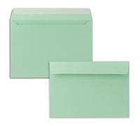 100 buste per lettere, formato DIN C5, 16,2 x 22,9 cm, con chiusura adesiva, per grandi inviti e biglietti di compleanno o matrimonio