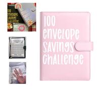 100 buste per sfide di risparmio con buste per contanti per pianificare il budget, risparmiare denaro, modo facile e divertente per risparmiare 5 050