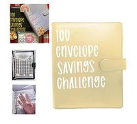 100 buste per sfide di risparmio con buste per contanti per pianificare il budget, risparmiare denaro in modo facile e un modo per risparmiare 5 050