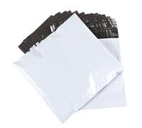 100 Buste per Spedizioni 20x35 cm. Sacchetti Postali Bianchi Opachi Autoadesivi, Imballaggio Impermeabile e Resistente per Abbigliamento, Libri, Scarpe e Pacchi