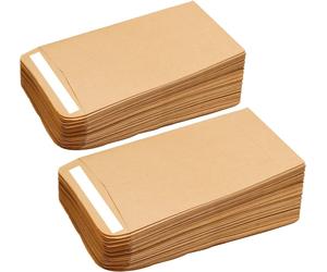 100 Buste Piccole Marroni, Buste Di Semi Autoadesive Buste Di Semi Buste Di Cart