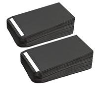 100 Buste Piccole Nere Autoadesive per Semi, Monete, Perline o Francobolli in Carta Kraft (10x6 cm/3,9x2,4 Pollici)