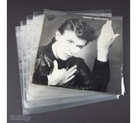 100 BUSTE POLIPROPILENE VINILI LP 33 GIRI MY 80 CON FLAP ADESIVO