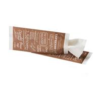 100 Buste Portaposate ESPRESSO con tovagliolo bianco 2 veli 38x38 cm 1E14