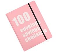 100 buste Sfida di risparmio di denaro, Libro delle sfide di risparmio - Raccoglitore di 100 buste per coppie risparmiando denaro | Trasforma le tue finanze divertente gioco di risparmio familiare per