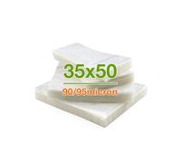 100 Buste sottovuoto 35x50 cm lisce per alimenti 90/95 micron