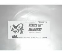100 BUSTE WR "VINILE 10 MODERNI" 272X270 mm x vinile 10" ediz. moderne cofanetto