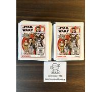 100 BUSTINE PACKETS ALBUM SET 500 STICKERS TOPPS Panini STAR WARS LAST JEDI 2017
