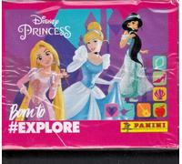 100 Bustine Panini Disney Princess Born to Explore in 2 Box Nuovi Sigillati