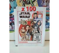 100 BUSTINE STAR WARS THE LAST JEDI STICKERS TOPPS Pacchetti Figurine Disney