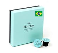 100% Caffè Fazenda Sao Paulo del Brasile - Capsule di caffè appena tostato compatibili con le macchine Nespresso Original Line - Scatola con 20 capsule