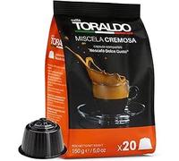 100 CAFFE TORALDO miscela CREMOSA capsule compatibili con le macchine Nescafé Dolce Gusto - 1 Cartone 5 Sacchetti da 20 - Totale 100 capsule