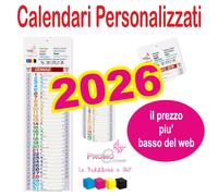 100 Calendari olandesi SILHOUETTE personalizzati con la tua grafica A COLORI