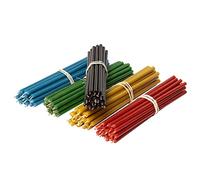 100 candele colorate in cera d'api candela collezione №140: sottili a bastoncino, rituali e domestiche, da tavolo, 15 cm