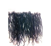 100% Capelli Umani Serrature Mano Dreadlocks 50 Pezzi 8 " 9 " 10 " 1.3cm 1/4