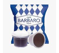 100 Capsule Blu Cremosa Fior Fiore CAFFE' BARBARO Napoli