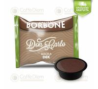 100 Capsule Borbone DEK DECA DECAFFEINATO Compatibili LAVAZZA A MODO MIO Tiny