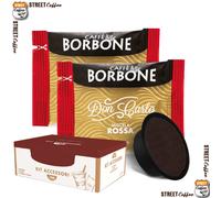 50 Capsule Caffè Borbone Don Carlo Miscela Rossa - Cialde Compatibili Lavazza A Modo Mio