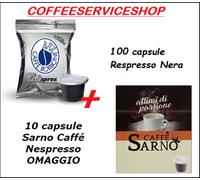 50 CIALDE CAPSULE COMPATIBILI NESPRESSO CAFFE' BORBONE RESPRESSO MISCELA NERA
