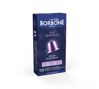 100 Capsule Caffè Borbone in Alluminio Compatibili con Macchine Nespresso (10x10
