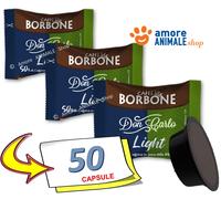 50 Capsule BORBONE Rossa Don Carlo COMPOSTABILI per Lavazza A Modo Mio