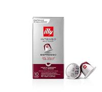 100 Capsule Caffe Illy Compatibili Nespresso Tostato Intenso Tostatura Scura 10 box da 10 capsule