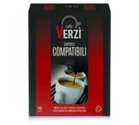 100 Capsule caffè miscela INTENSO Verzì compatibili con Domo Cuore Espresso
