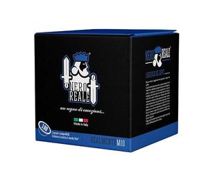 100 Capsule Caffè Nero Reale miscela NOBILE per Macchina con sistema Lavazza A Modo Mio *
