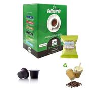 100 capsule caffè To.Da Gattopardo miscela INSONNIA gusto forte compatibile con macchina sistema Nespresso - Compresivi di 1 kit accessori da 100 bio -