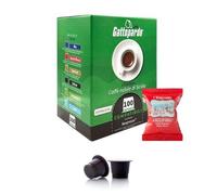 100 capsule caffè To.Da Gattopardo miscela RICCO e Cremoso compatibile con macchina sistema Nespresso -