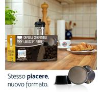 100 capsule caffé TODA Gattopardo MISCELA INSONNIA compatibili Lavazza Firma
