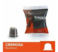 100 CAPSULE CAFFE TORALDO MISCELA CREMOSA COMPATIBILE CON NESPRESSO