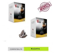 100 Capsule Caffè Verzi Aroma Ricco Compatibili con Bialetti NO 128