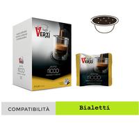 100 Capsule Caffè Verzì Aroma Ricco Compatibili con Bialetti Originali Verzi