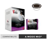 100 Capsule Caffè Verzì Miscela Aroma Intenso Compatibili A Modo Mio 100% Verzi