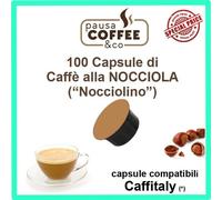 100 capsule cialde CAFFE' ALLA NOCCIOLA ("NOCCIOLINO") compatibile CAFFITALY