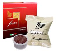 100 Capsule cialde Caffè fiore Decaffeinato miscela di Qualità Superiore Compatibili con Lavazza Espresso Point